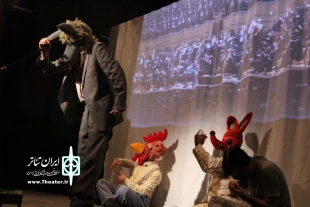 اجرای عموم نمایش عروسکی «هیاهو برای هیچ» به نویسندگی مینا عبداللهی در بیرجند 3