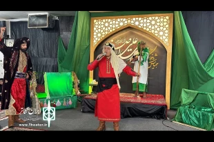 اجرای موفق مجلس شبیه‌خوانی و تعزیه حضرت علی‌اصغر در مسجد عاشورا بیرجند 4