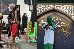 اجرای موفق مجلس شبیه‌خوانی و تعزیه حضرت علی‌اصغر در مسجد عاشورا بیرجند 6