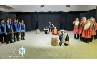 پایان اجراهای عموم نمایش «یک کوزه آب» در شهرستان سرایان 5